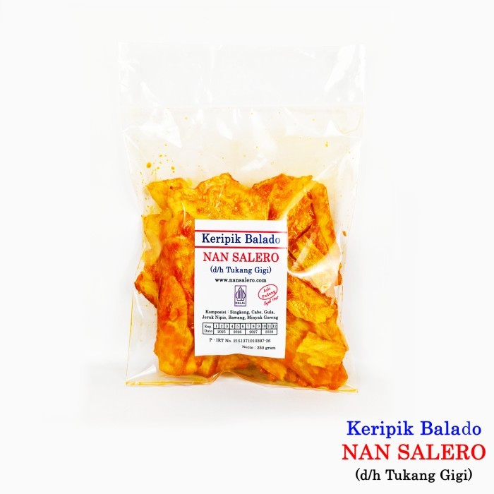 

DISKON Keripik Balado Panjang Nan Salero 250 gram