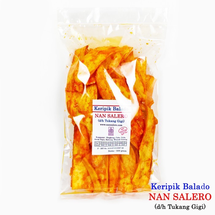 

TERJAMIN Keripik Balado Panjang Nan Salero 500 gram