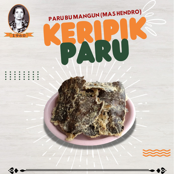 

TERMURAH Keripik Paru Bu Mangun (100gr & 250gr)