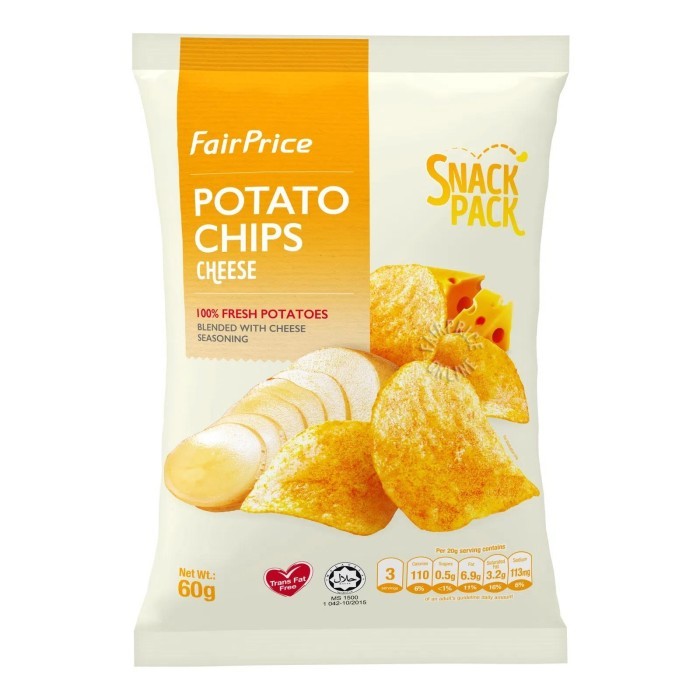 

NEW Fair Price Potato Chips / Snack Keripik Kentang 60 Gr