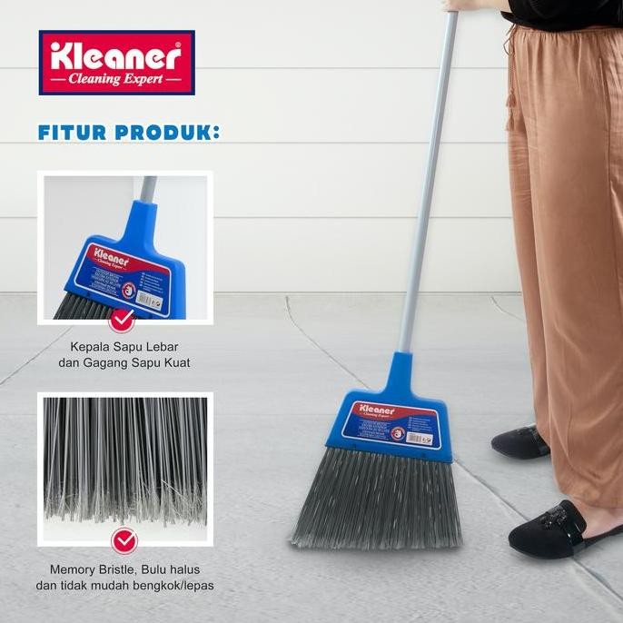 READY STOCK [COD] KLEANER SAPU LANTAI OUTDOOR BULU GAGANG PANJANG 