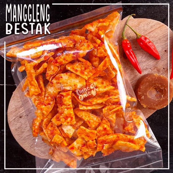 

TERMURAH keripik singkong manggleng pedas 1kg