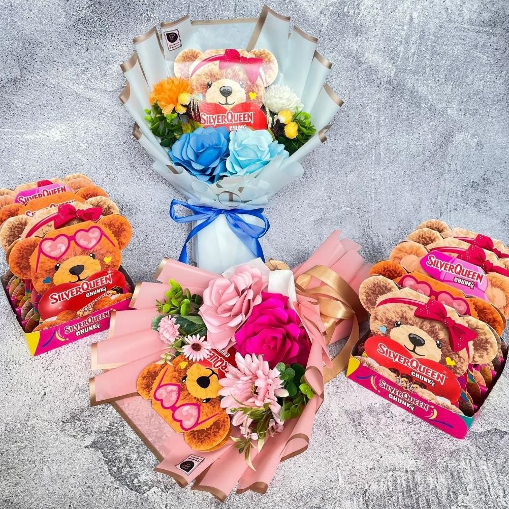 

SALE Buket Silverquen Bear chunky / Coklat Valentine / Gift Valentine 2025 er-6