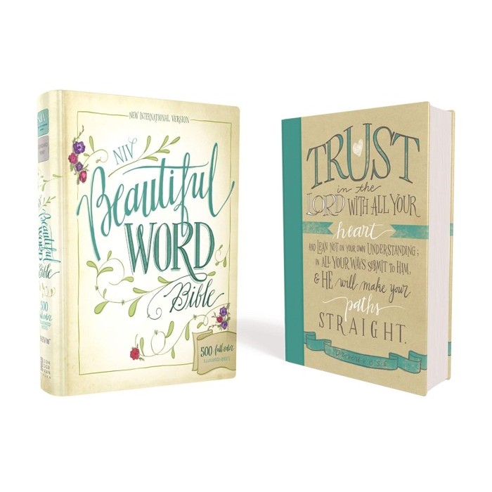 

NIV, Beautiful Word Bible, Hardcover: 500 Full-Color Illustrated Verses