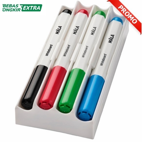 

ORI 1Set 4Pcs Spidol Warna Untuk Papan Tulis Anak & Wadah Penghapus