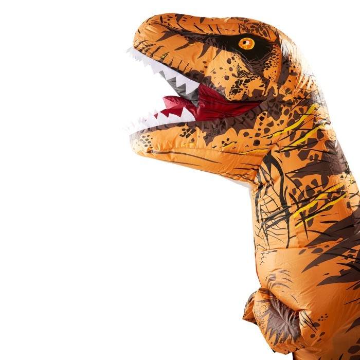 Kostum Dinosaurus T-REX Dewasa Brown