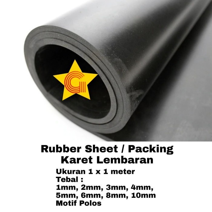 Ready (Khusus) Rubber Sheet / Packing Karet Lembaran Polos 3mm