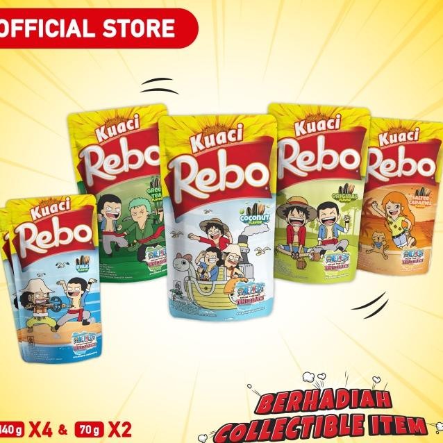 

Rebo Uaci One Piece Bundling 6 Pc Raa Green Tea Caramel Coconut 140 Gram L 70 Gram