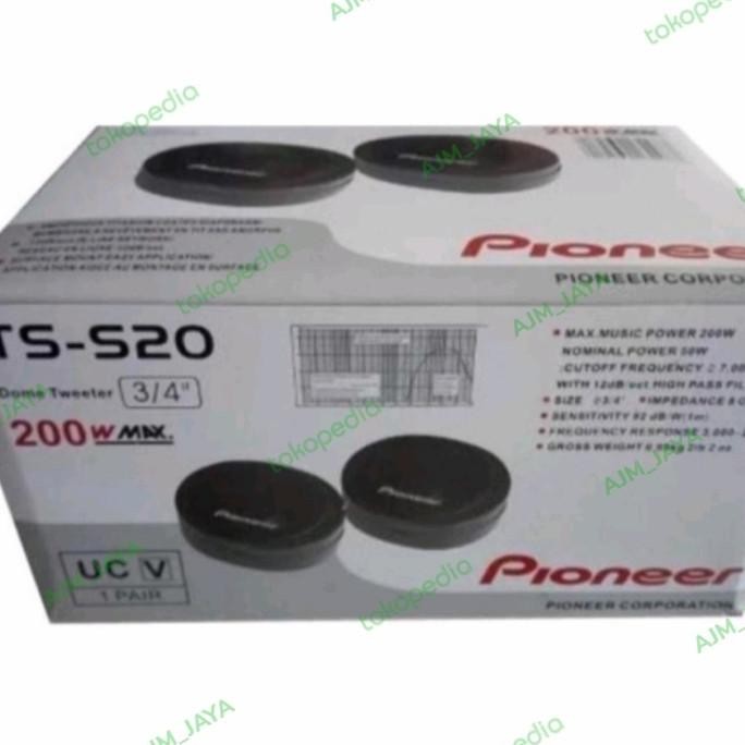 tweeter Pioneer/Pioneer TS-S20/Dome tweeter pioneer Terlaris