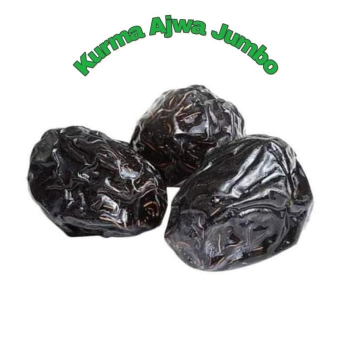 

1Kg Kurma Ajwa Jumbo Madinah/Kurma Nabi Asli 1Kg Original Dan Terpercaya