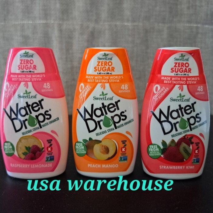 

Sweetleaf Water Drops stevia sweetener water enhancer perasa minuman