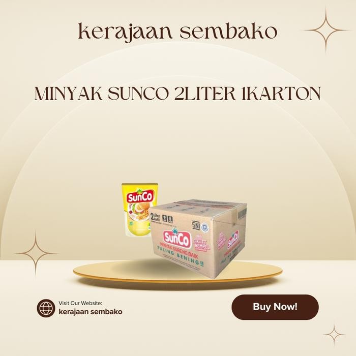 

MINYAK SUNCO KEMASAN 2 LITER 1 KARTON