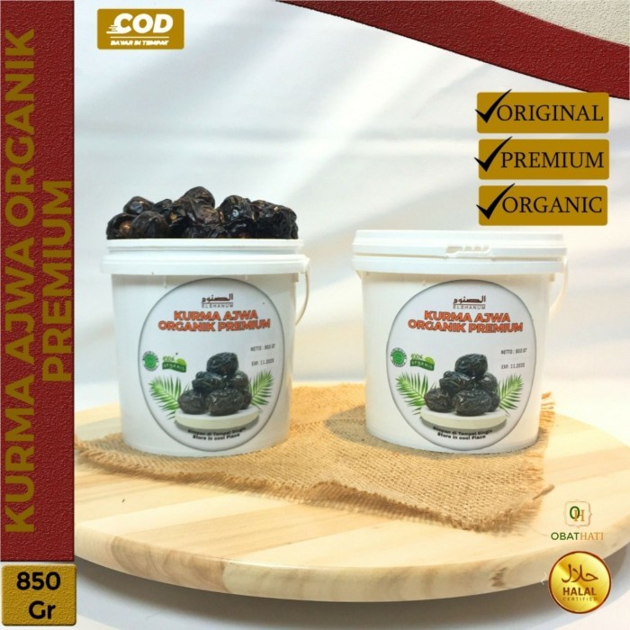 

Kurma AJWA Ember 850 Gram / Kurma Nabi Ember Premium Asli Madinah