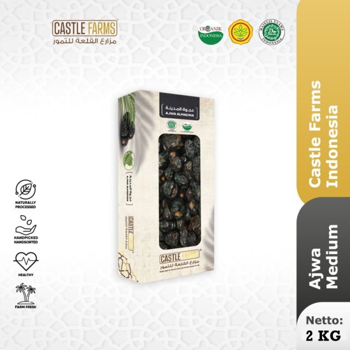 

Kurma Ajwa Medina Organik 2 KG kurma Nabi 100% Original