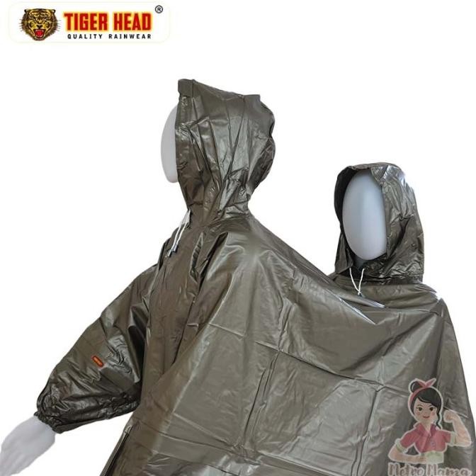 Jas Hujan Ponco Lengan Dua Kepala 2 in 1 Millenium TIGER HEAD 68227