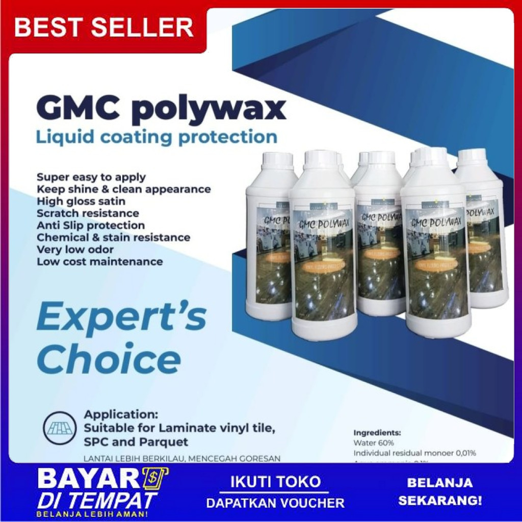 FREE ONGKIR COATING LANTAI VINYL BISA COD
