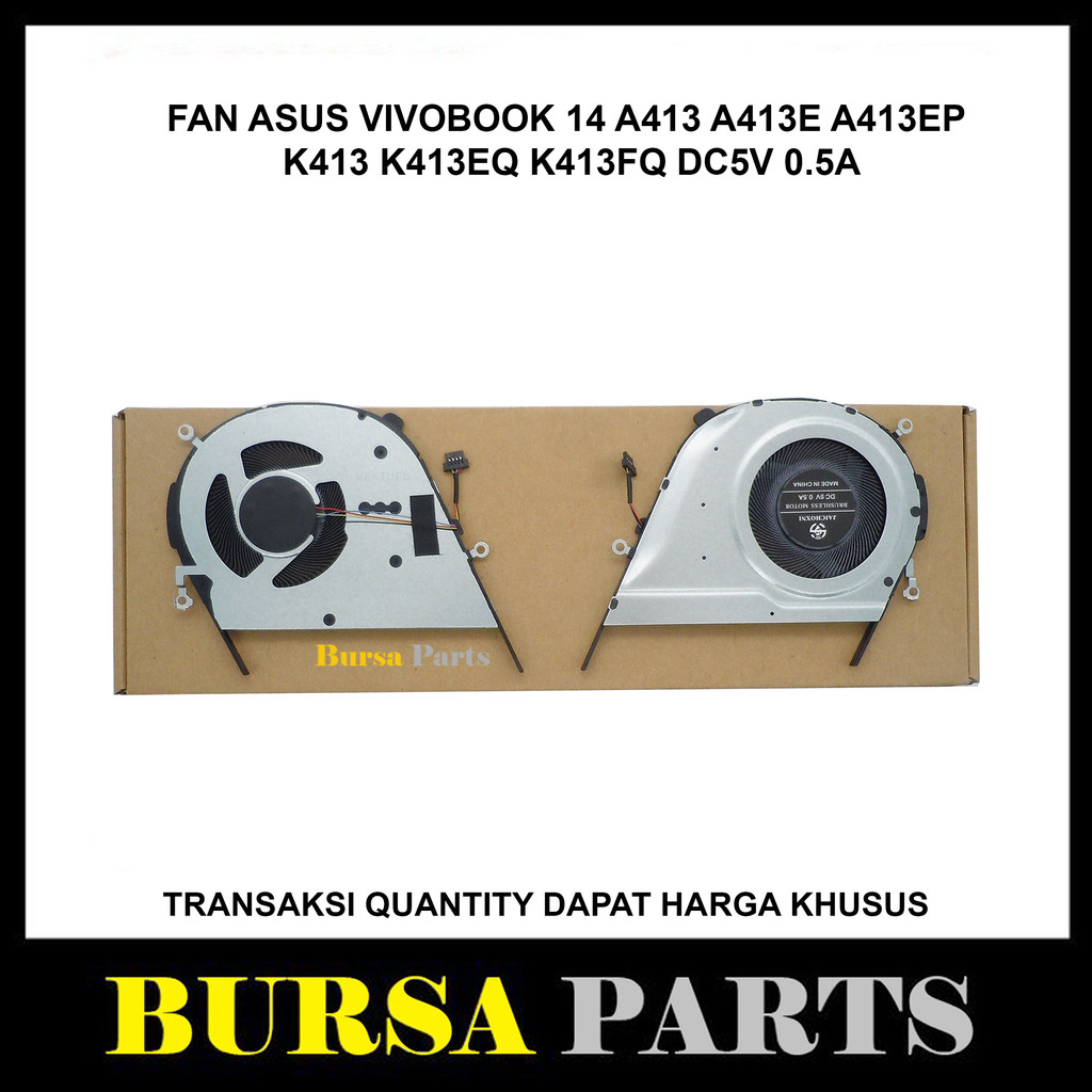 Fan Laptop Asus Vivobook 14 a413 a413e a413ep k413 k413eq k413fq DC5V 0.5A