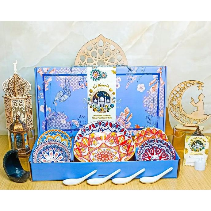 

Promo!, [Hampers Lebaran] Eiko Set / Eiko Japanese Style Bowl And Plate