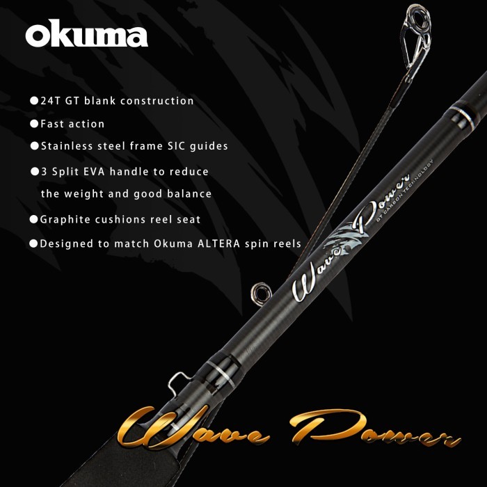 TERBARU - JORAN Galatama WAVE POWER 17 & 20lbs by OKUMA NEW