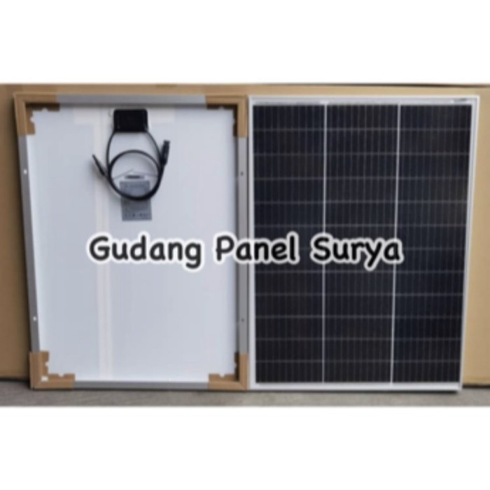 2 Panel 120WP Mono GH / Maysun 120WP Monocrystalline + Packing Kayu