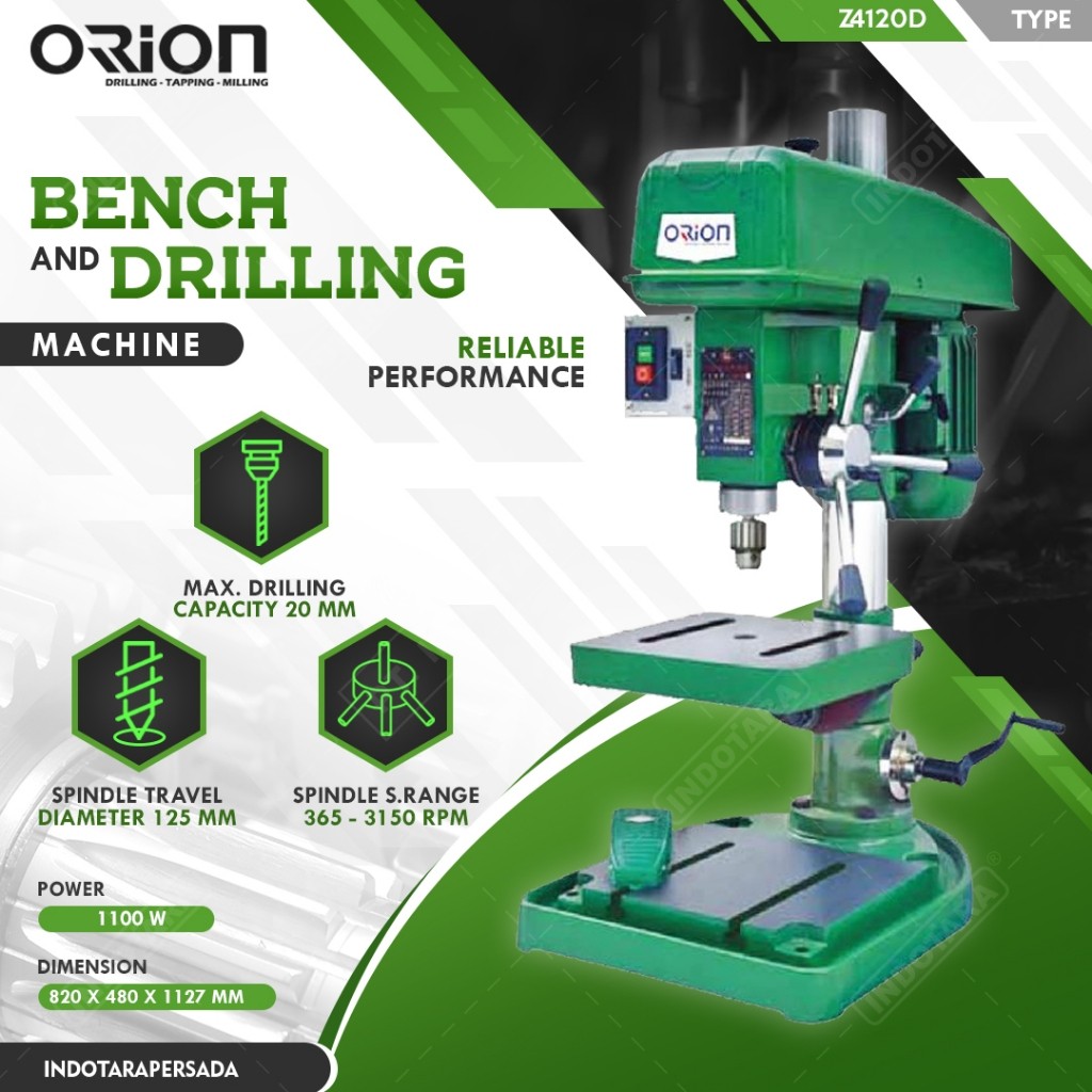 Mesin Bor Duduk Orion Drilling Z4120D