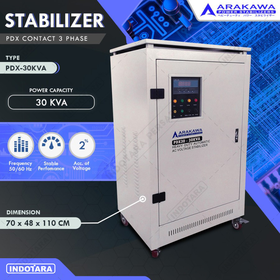 STABILIZER ARAKAWA PDX 3 PHASE PDX30KVA