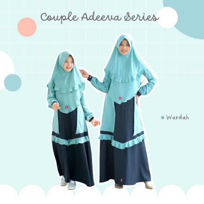 HK Original ANV setelan baju gamis anak muslim perempuan adeeva series #nayyarastore TERLARIS