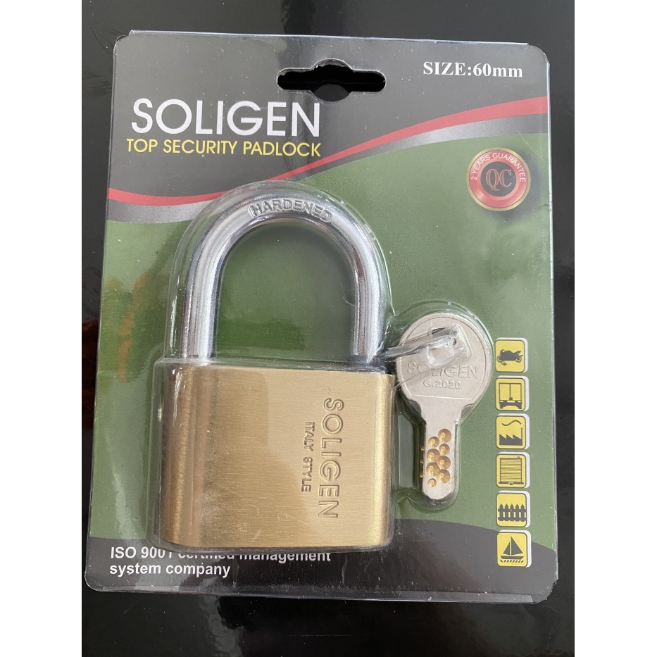 Termurah Gembok Pagar Anti Maling 60Mm Kuningan