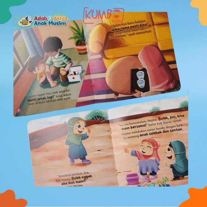 

Buku Cerita Adab Dan Akhlak Anak Muslim Disertai Read Aloud Story Book Islami Bergambar Serial