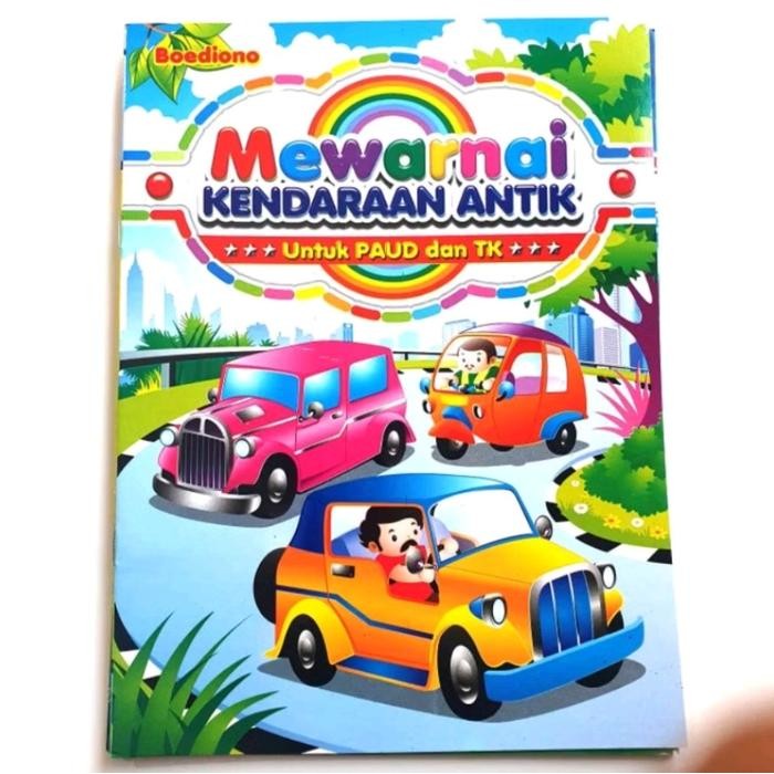 

Buku Mewarnai Besar 8 Halaman Anak 4 Pcs Varian Karakter Favorit