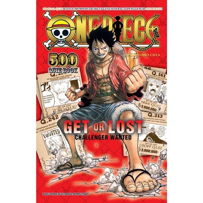 

Komik Seri : One Piece 500 Quiz - Eiichiro Oda ( Ready Banyak Nomor )