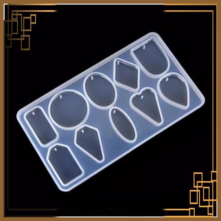

[WMG] CETAKAN RESIN BAHAN SILIKON HANDMADE BANDUL KALUNG GANTUNGAN KUNCI