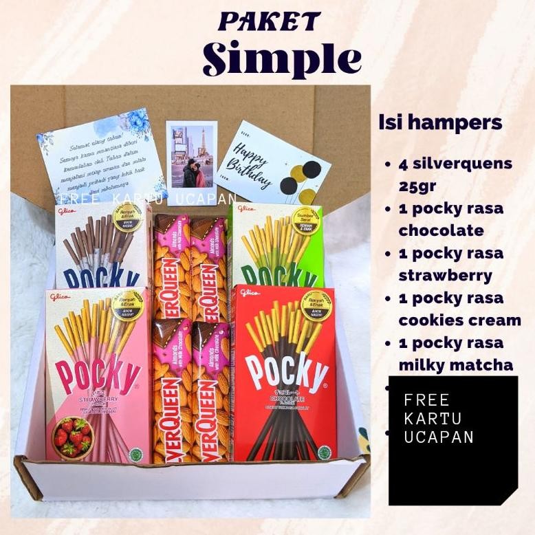 

BISA COD Hampers Snack Coklat Silver Queen Love Edisi Valentine Gift Box Wisuda Ulang Tahun Anniversary ad-56