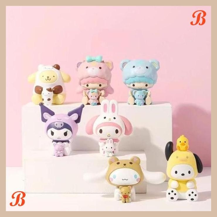 | KK | PAJANGAN ACTION FIGURE KUROMI FIGURE SANRIO FIGURE MELODY TOPPER KUROMI ULANG TAHUN TOPPER CI