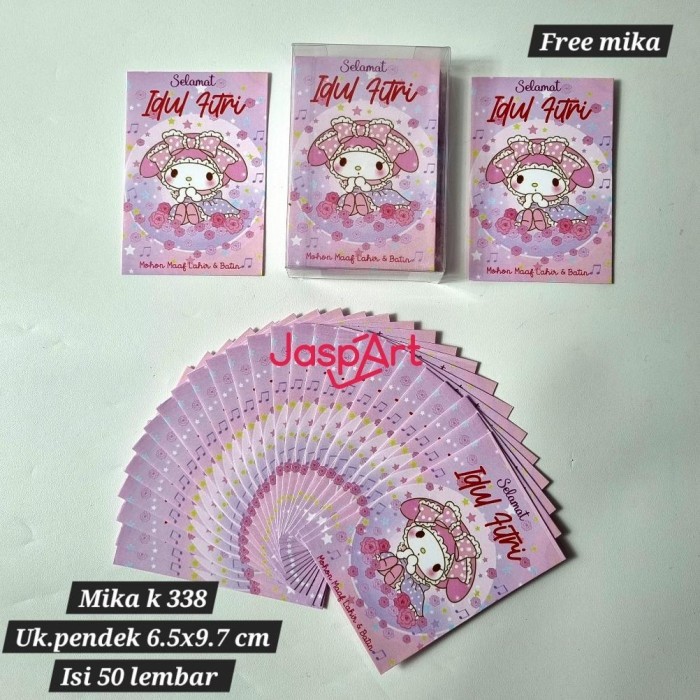 

New! AMPLOP LEBARAN HARI RAYA IDUL FITRI MURAH MERIAH READY STOCK KOTAK MIKA ISI 50 LEMBAR KARTUN LUCU - mika k338 Idul Fitri