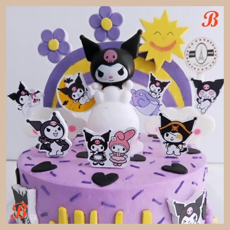 

| KK | KUROMI CAKE/KUE TEMA KUROMI