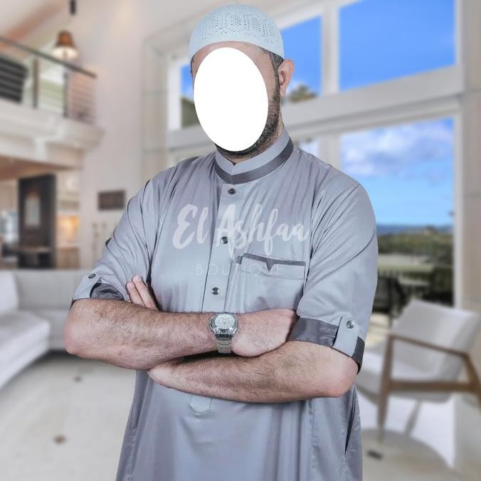 Super Hot, Jubah Saudi | Al Haramain Kombinasi Lengan Pendek