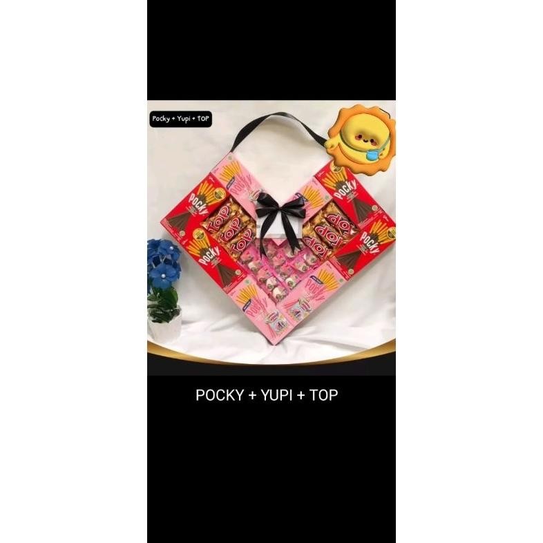 

PROMO PROMO!! HAMPERS POCKY LOVE WISUDA ULANG TAHUN SUNATAN PARCEL/BUCKET SNACK an-139