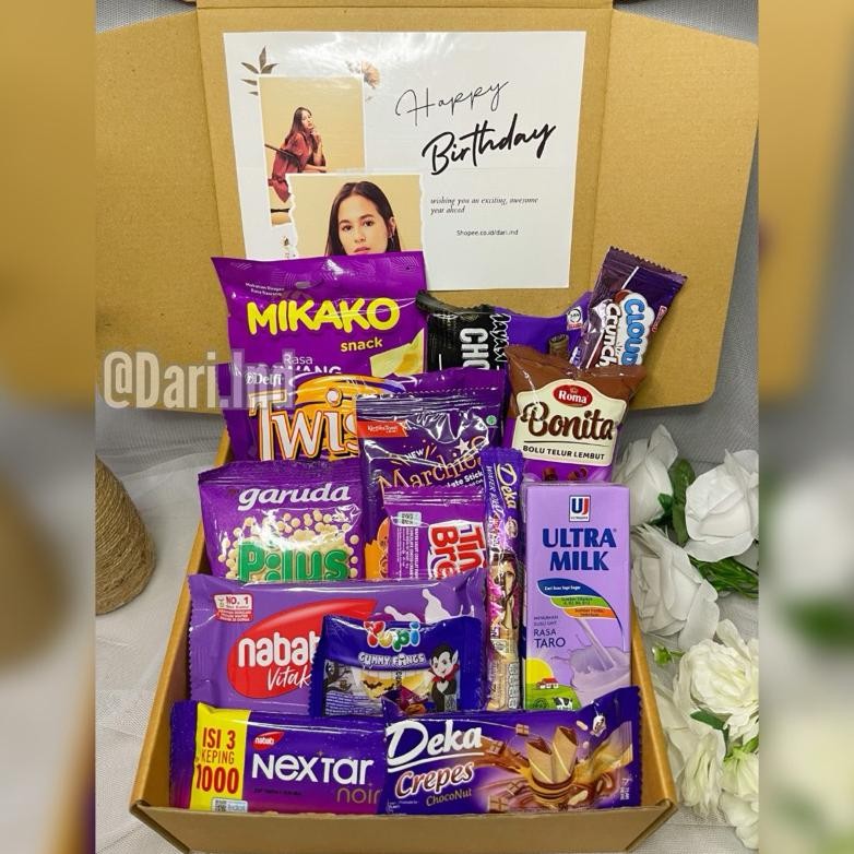 

SPECIAL HAMPERS BUKET SNACK BOX KADO VALENTINE / Kado Ulang Tahun / Kado Wisuda / Kado Untuk Cewek Cowok / Hadiah Ulang Tahun / Hadiah Wisuda / Kado Birthday / Kado Graduation / Kado Natal / Kado Hari Ibu / Kado Hari Guru / Buket Snack / Kado Sempro