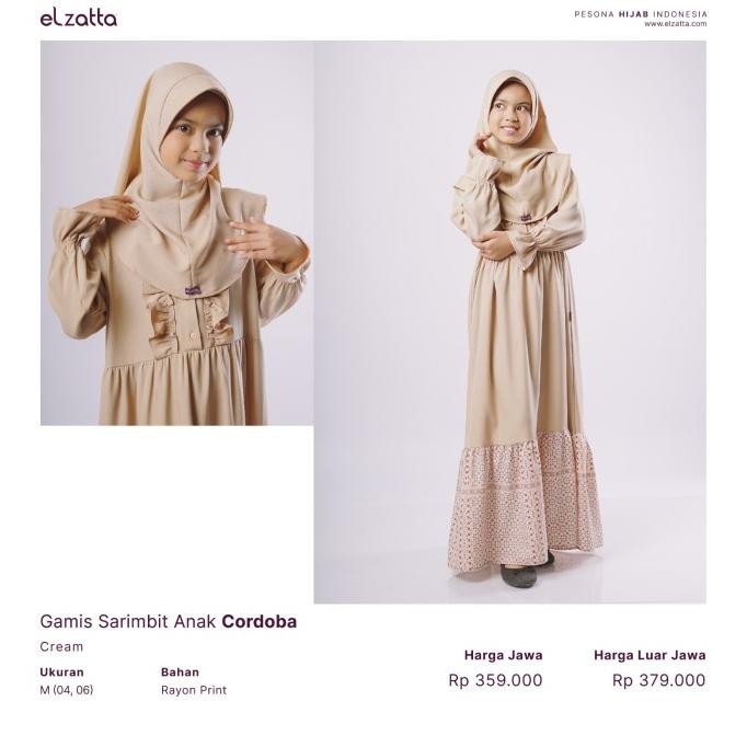 New Arrival, Sarimbit Elzatta Sarimbit Cordoba Anak Elzatta 2023 Baju Couple Anak