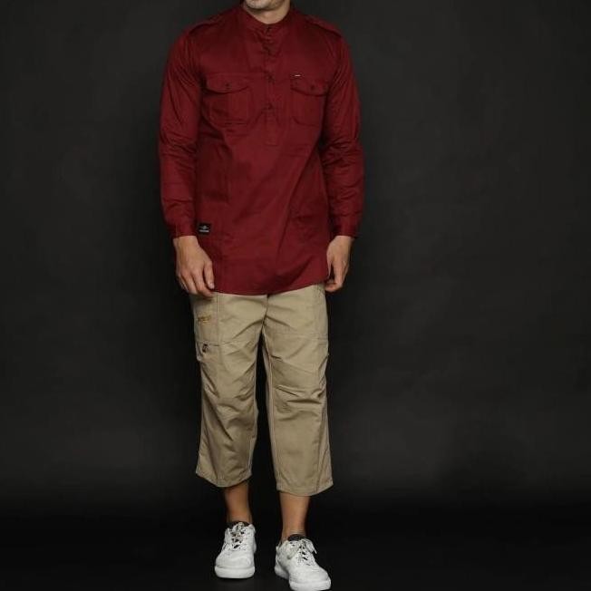 Promo, Kurta Pakistan Gamis Pria Assyauqie Koko Pakistan Lengan Panjang -