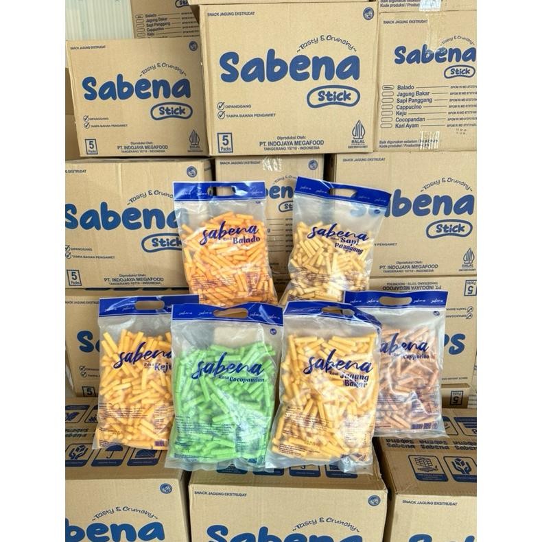 

Murah Meriah Tebus murah 1 karton snack SABENA NEW ISI 6 karung 1kg MIX rasa bisa COD ( NEW ) Viral