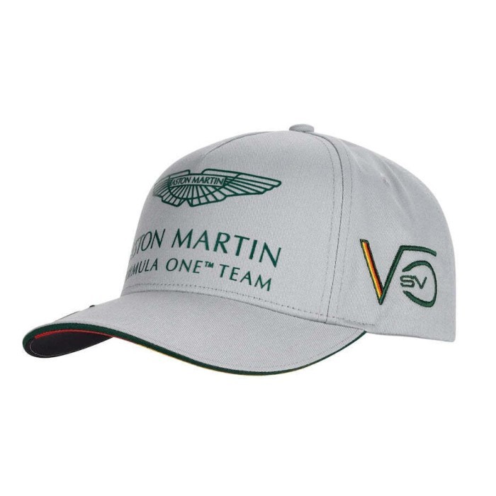 Aston Martin F1 2021 Sebastian Vettel Driver Cap - Pre Launch. Topi Unisex