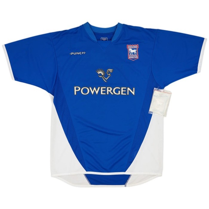 ORIGINAL IPSWICH TOWN FC 2003-2005 HOME SHIRT JERSEY bola pria