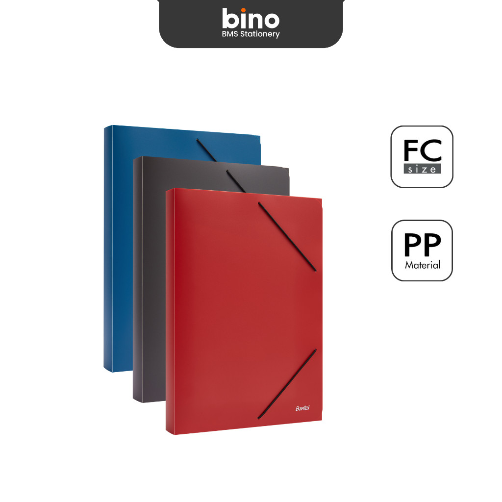 

[BMS Tangerang] Bantex Carry File Box FC Organizer PP / Penyimpanan 300 Kertas Warna Klasik BF5103