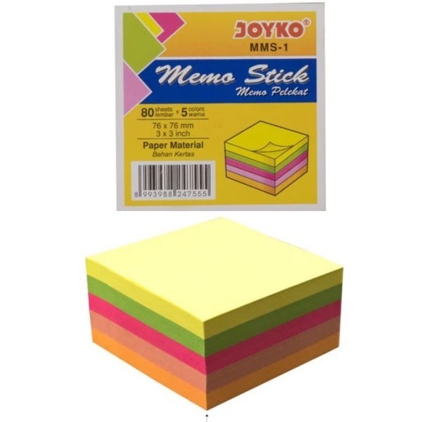 

memo tempel stick note label stiker MMS 1