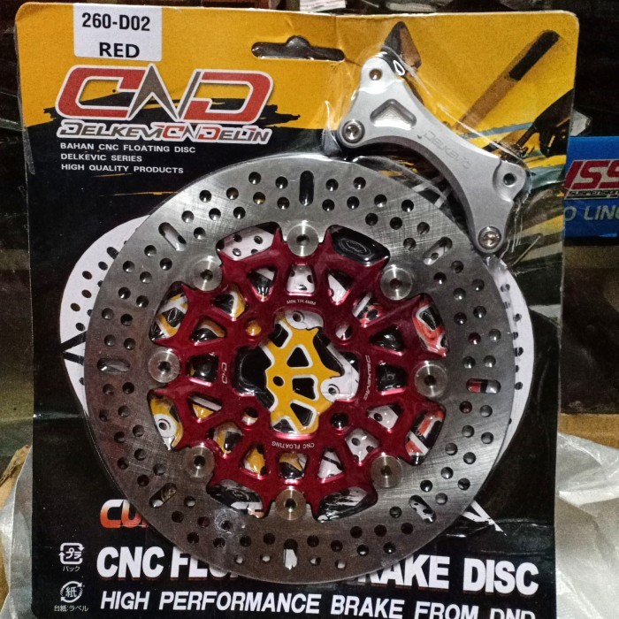 Selalu Amanah Disc Brake Cakram Depan Delkevic 260Mm +Breket Beat Scoopy Vario