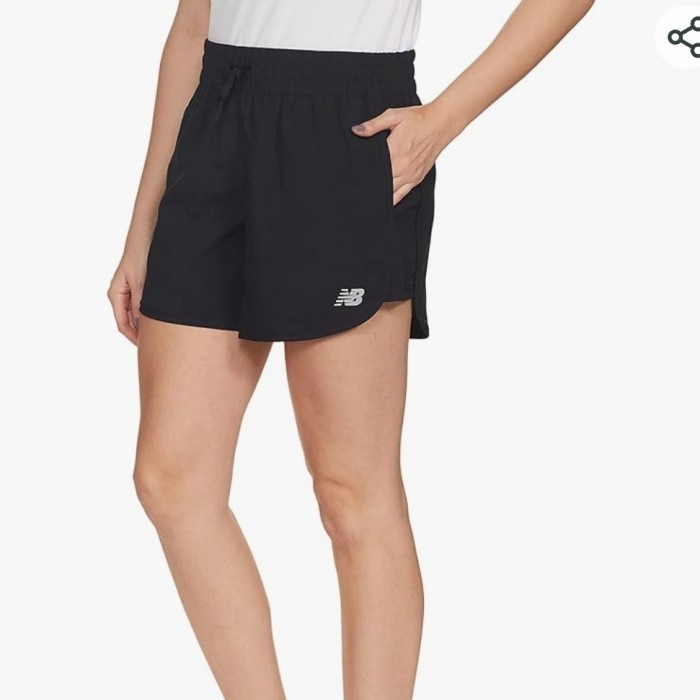 CELANA LARI ORIGINAL NEW BALANCE CORE 5 INCH WOMEN RUNNING SHORT