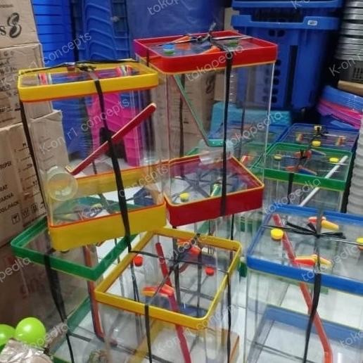 Aquarium es buah bahan akrilik / Tempat es buah 20 liter E82JA