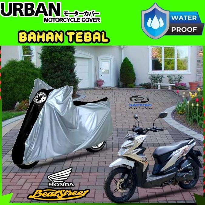 Cover Sarung Penutup Motor Beat Street 100% Waterproof Anti Air Dan Panas Urban